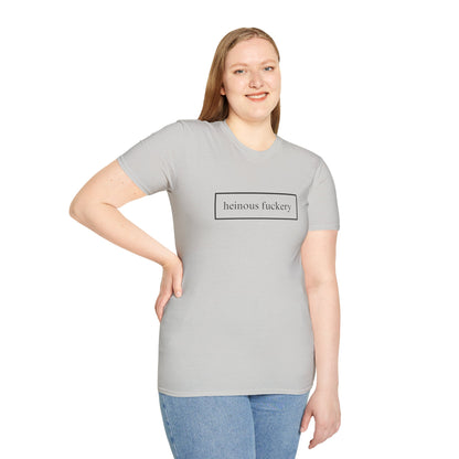 Heinous Fuckery Light colors Unisex T-Shirt by theGreenDragonTavern.shop