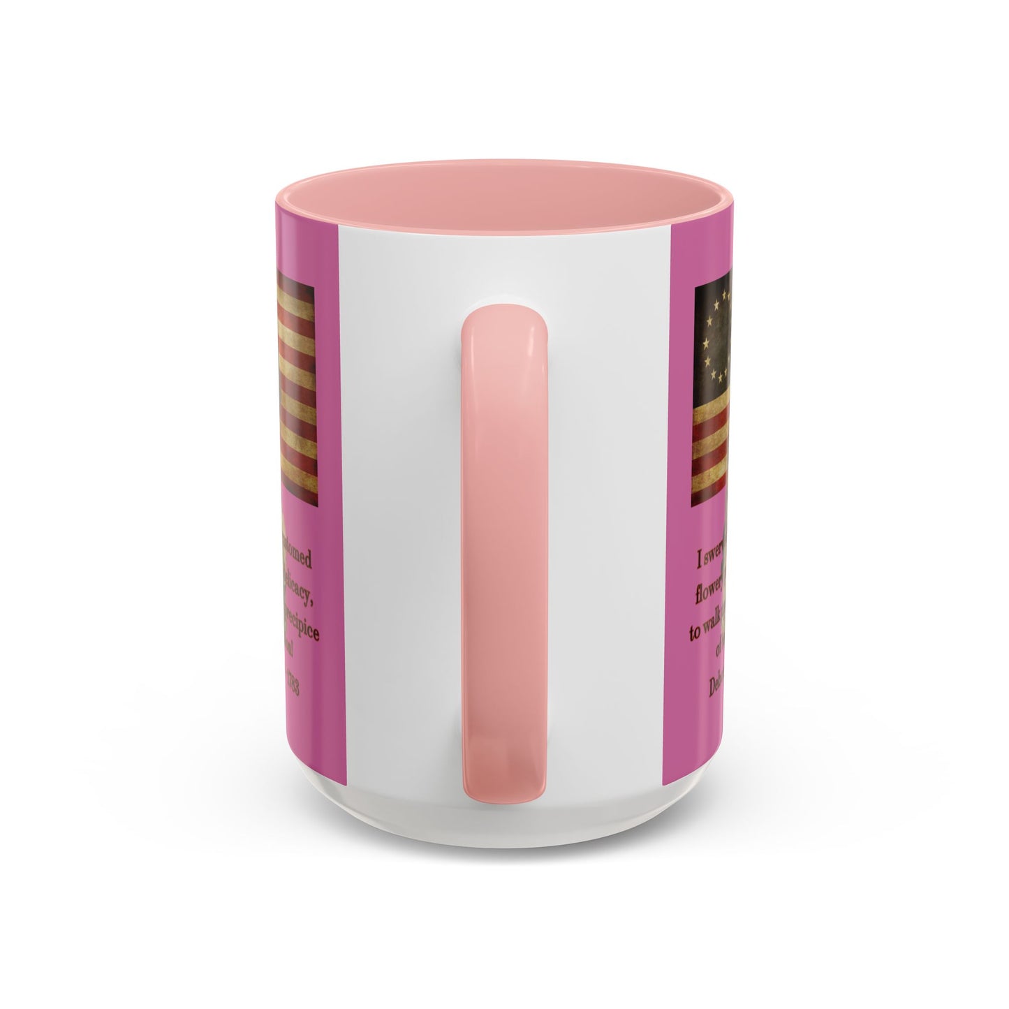 Deborah Sampson, America's Mulan Pink Accent Mug by theGreenDragonTavern.shop