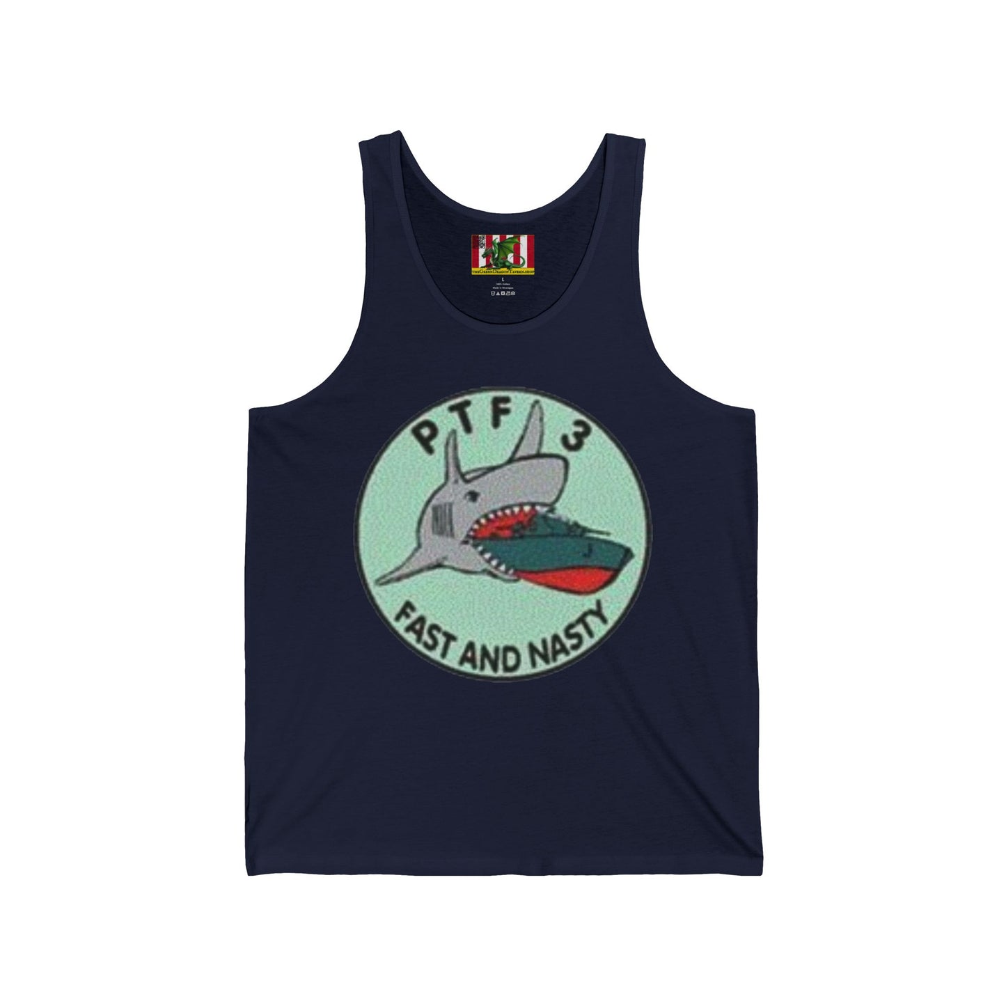 DNASM PTF-3 Unisex Jersey Tank Top by theGreenDragonTavern.shop