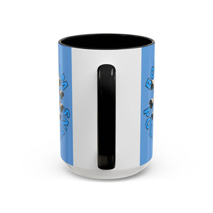 Bodycam the Politicians Cameras Blue Accent Mug by theGreenDragonTavern.shop