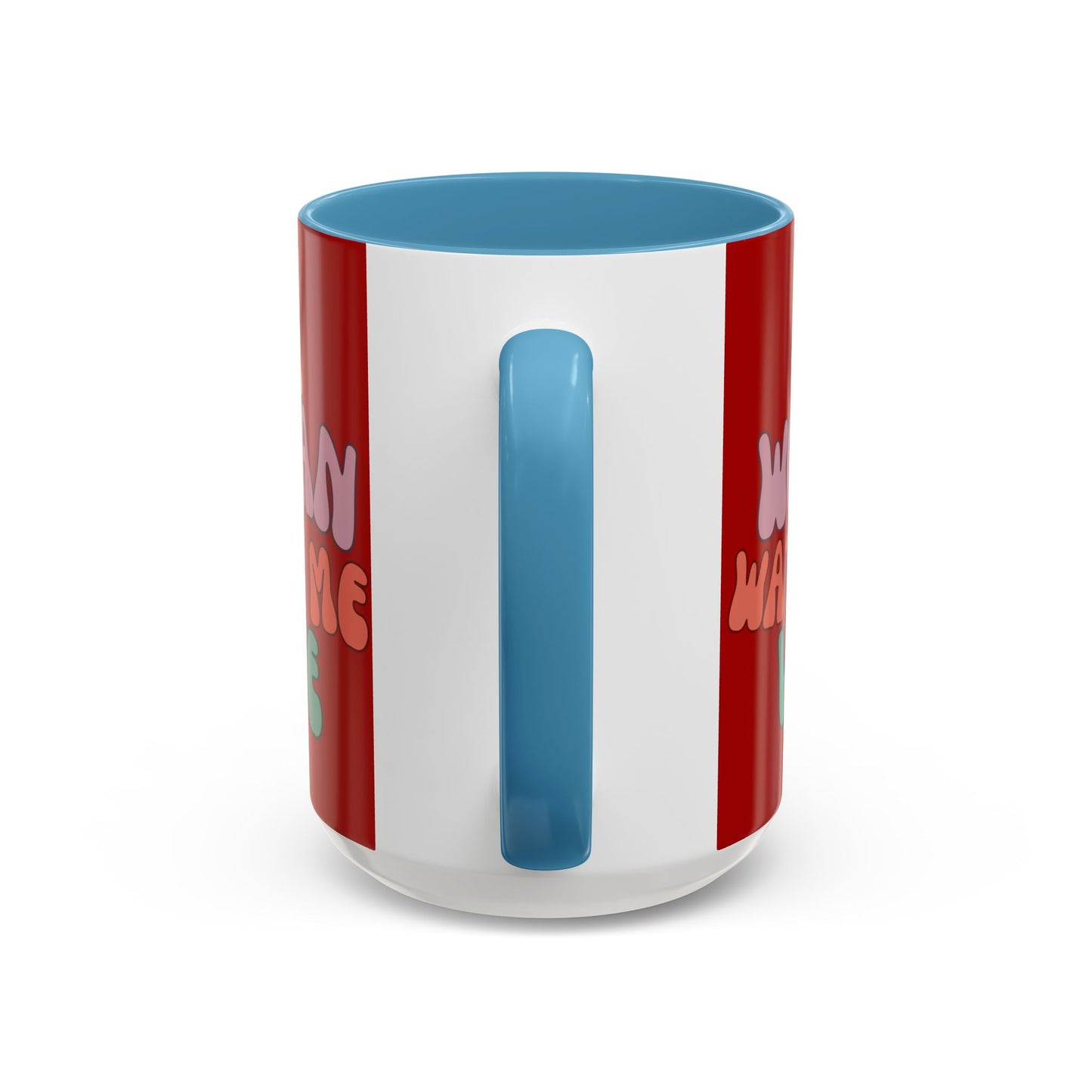 I Am Woman Watch Me Vote Red Accent Mug by theGreenDragonTavern.shop
