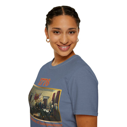 Declaration of Independence Dark colors Unisex T-Shirt by theGreenDragonTavern.shop