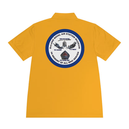 DNASM Student Art Navy Frame, 2-Sided Sport Polo Shirt by theGreenDragonTavern.shop