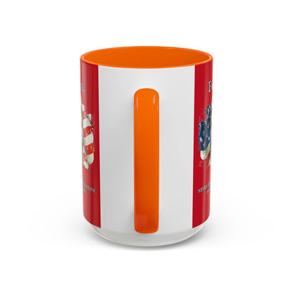 Ronald Reagan Freedom Vendetta Red Accent Mug by theGreenDragonTavern.shop