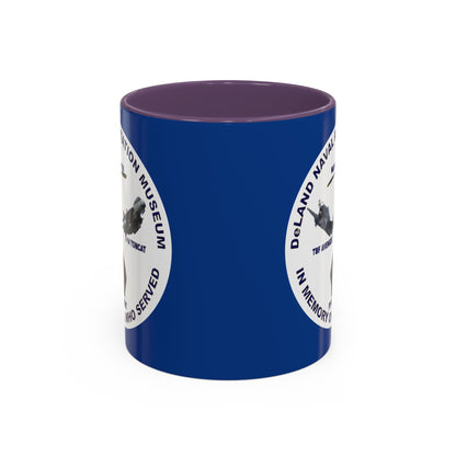 DNASM Student Art Blue Accent Mug by theGreenDragonTavern.shop