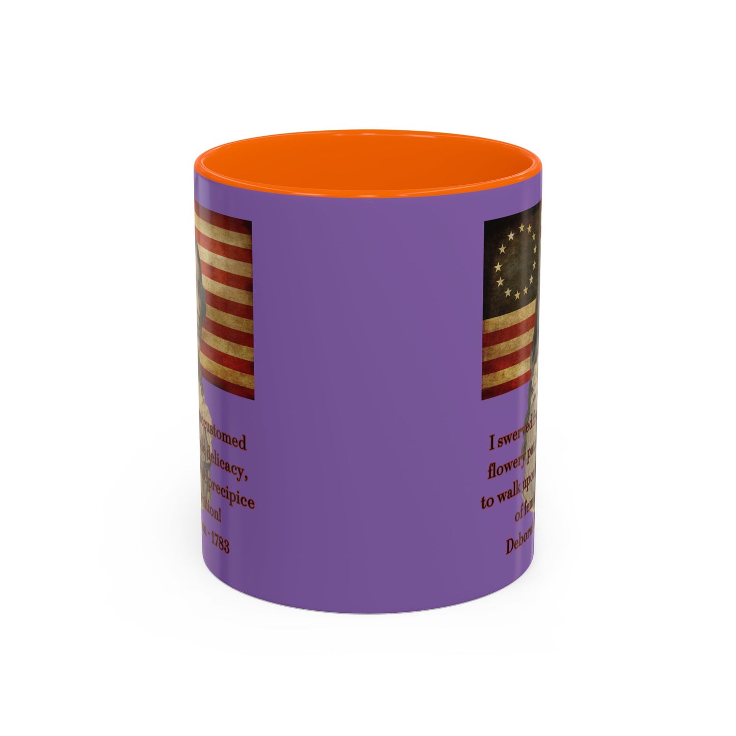 Deborah Sampson, America's Mulan Light Purple Accent Mug by theGreenDragonTavern.shop