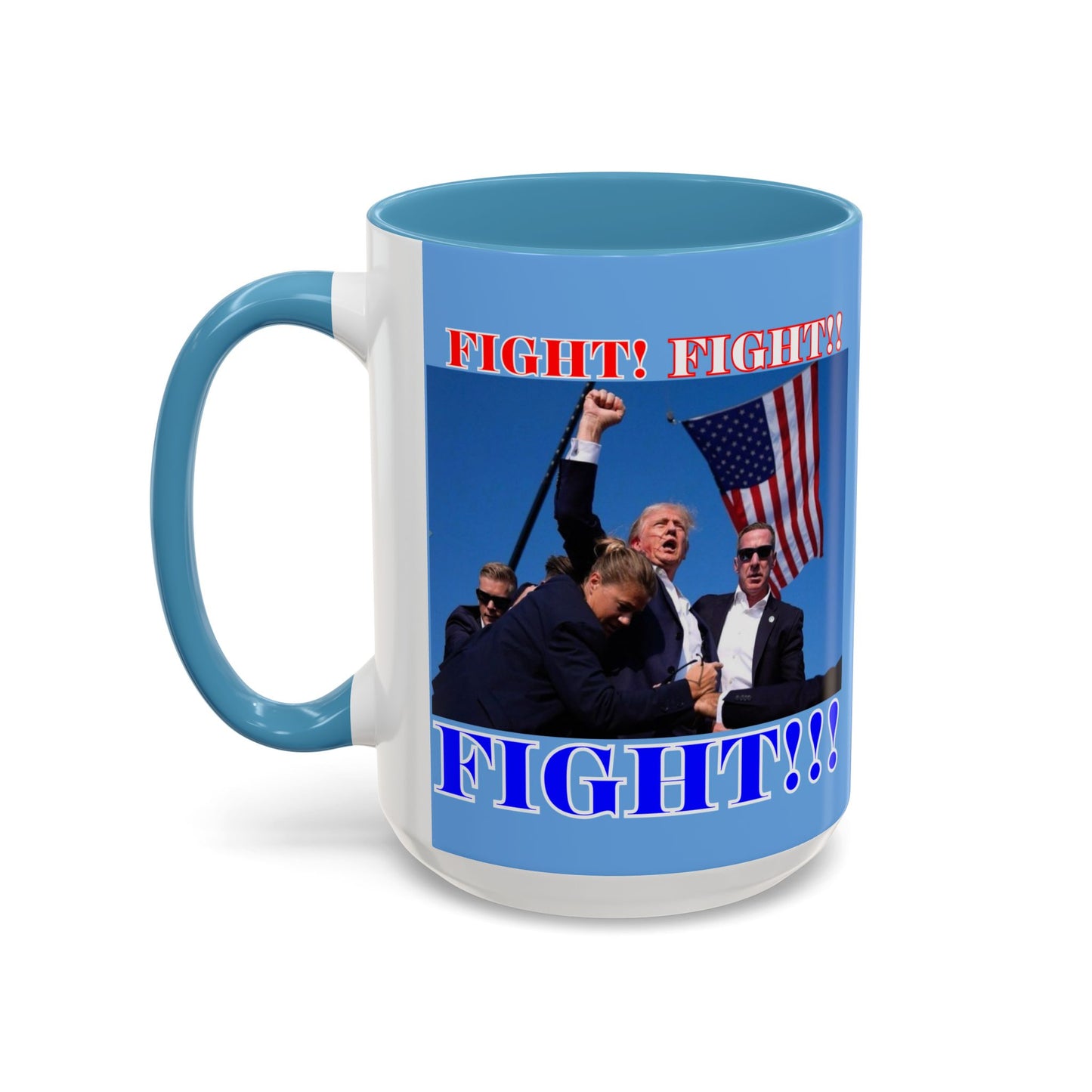 FIGHT! FIGHT!! FIGHT!!! Accent Mug by theGreenDragonTavern.shop