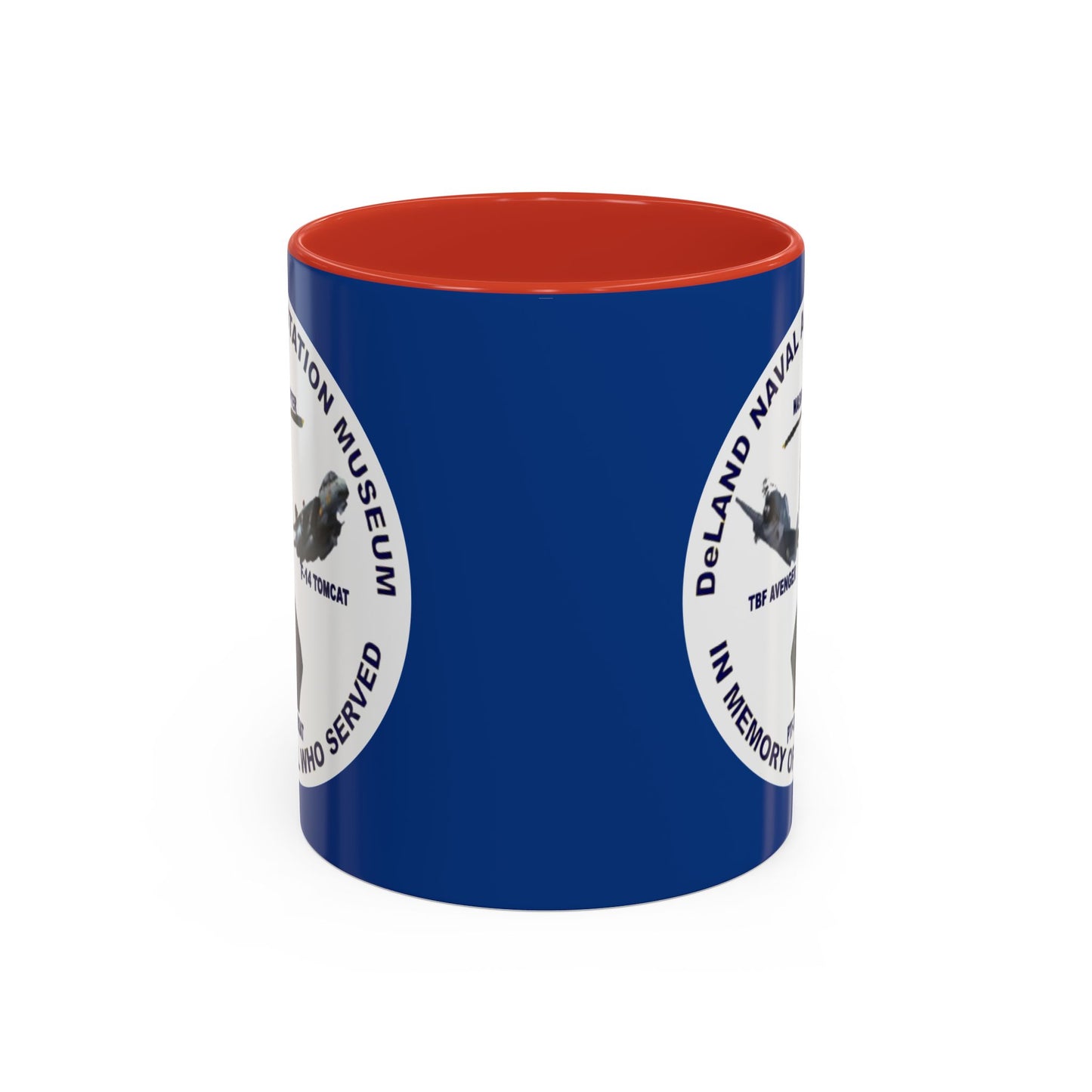 DNASM Student Art Blue Accent Mug by theGreenDragonTavern.shop