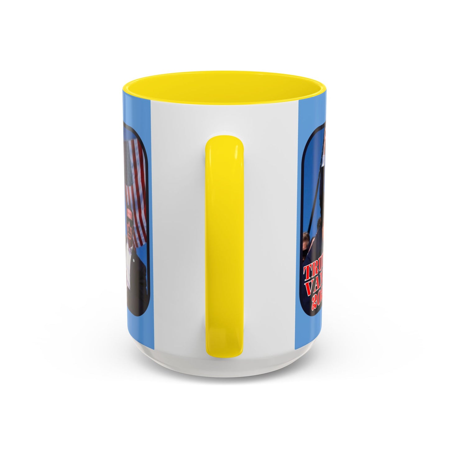 Trump and Vance 2024 Accent Mug by theGreenDragonTavern.shop