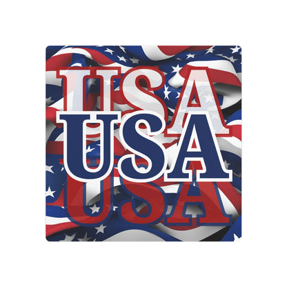 USA! USA! USA Blue Center Metal Art Sign by theGreenDragonTavern.shop
