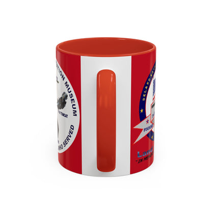 DNASM 2-sided, Founding & Student Art w/WhiteBG Red Accent Mug by theGreenDragonTavern.shop