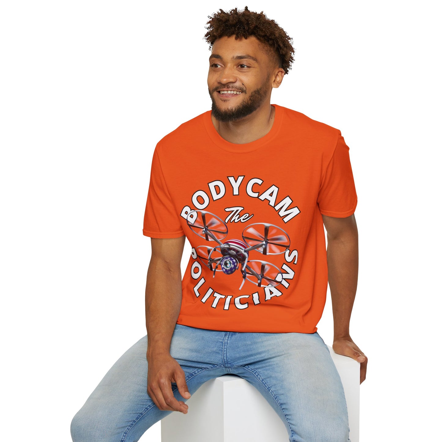 Bodycam the Politicians Drone Light colors Unisex T-Shirt by theGreenDragonTavern.shop