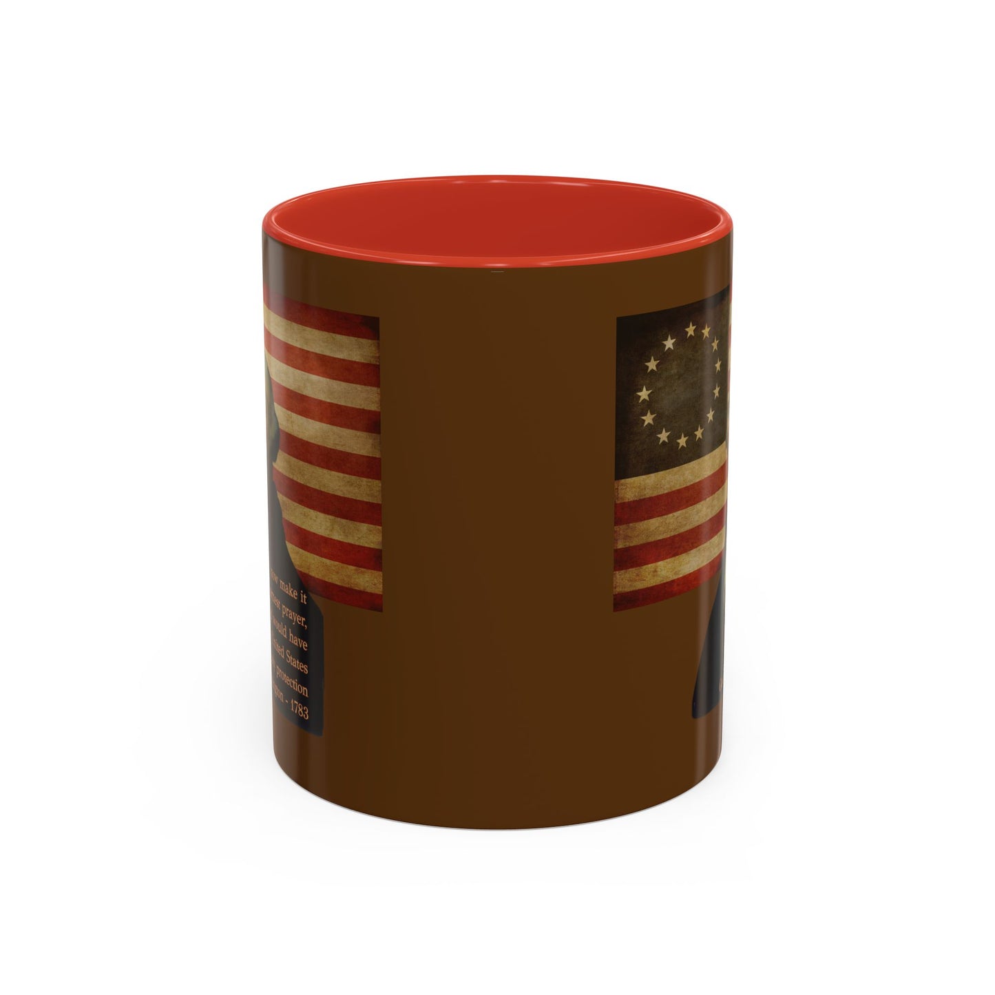 Washington's Earnest Prayer Brown Accent Mug by theGreenDragonTavern.shop