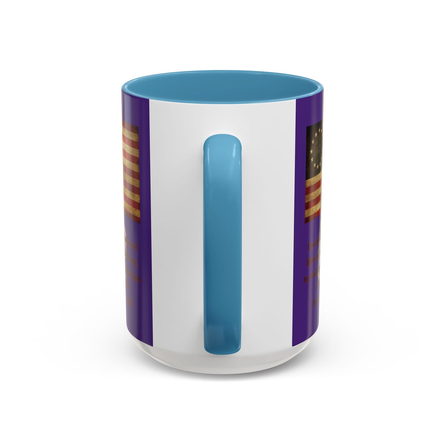 Deborah Sampson, America's Mulan Dark Purple Accent Mug by theGreenDragonTavern.shop