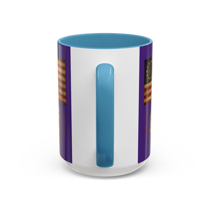 Deborah Sampson, America's Mulan Dark Purple Accent Mug by theGreenDragonTavern.shop