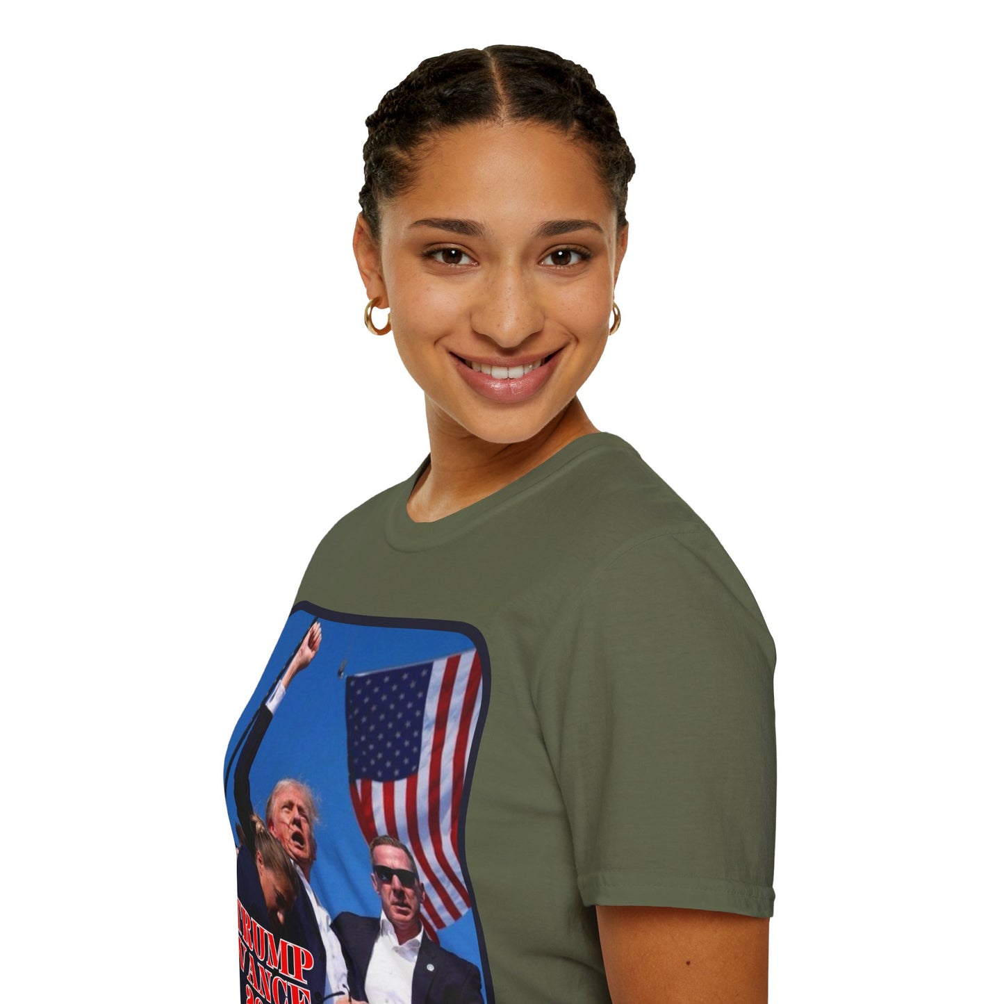 Trump and Vance 2024 Dark colors Unisex T-Shirt by theGreenDragonTavern.shop