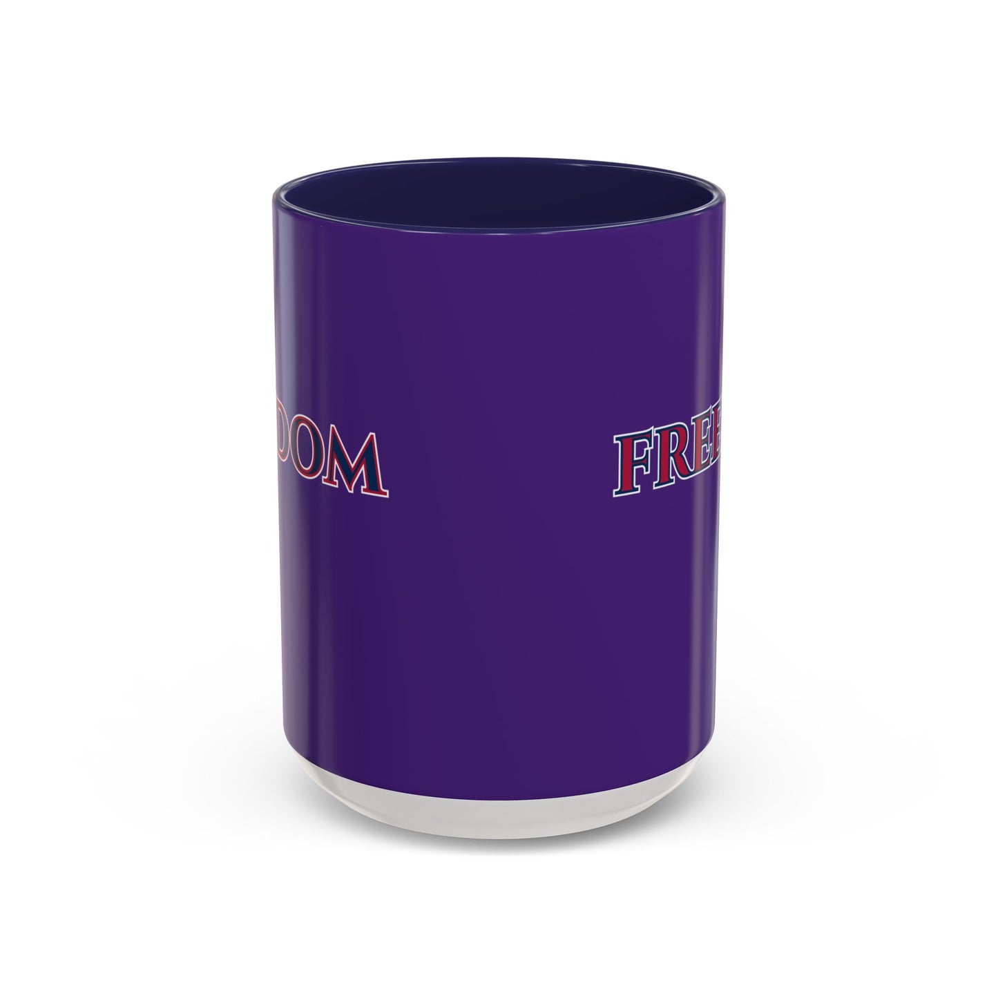 Freedom, Dark Purple Accent Mug by theGreenDragonTavern.shop