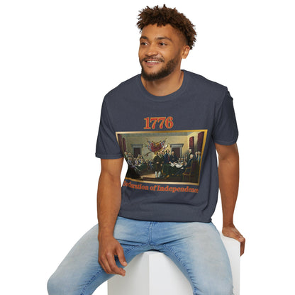 Declaration of Independence Dark colors Unisex T-Shirt by theGreenDragonTavern.shop