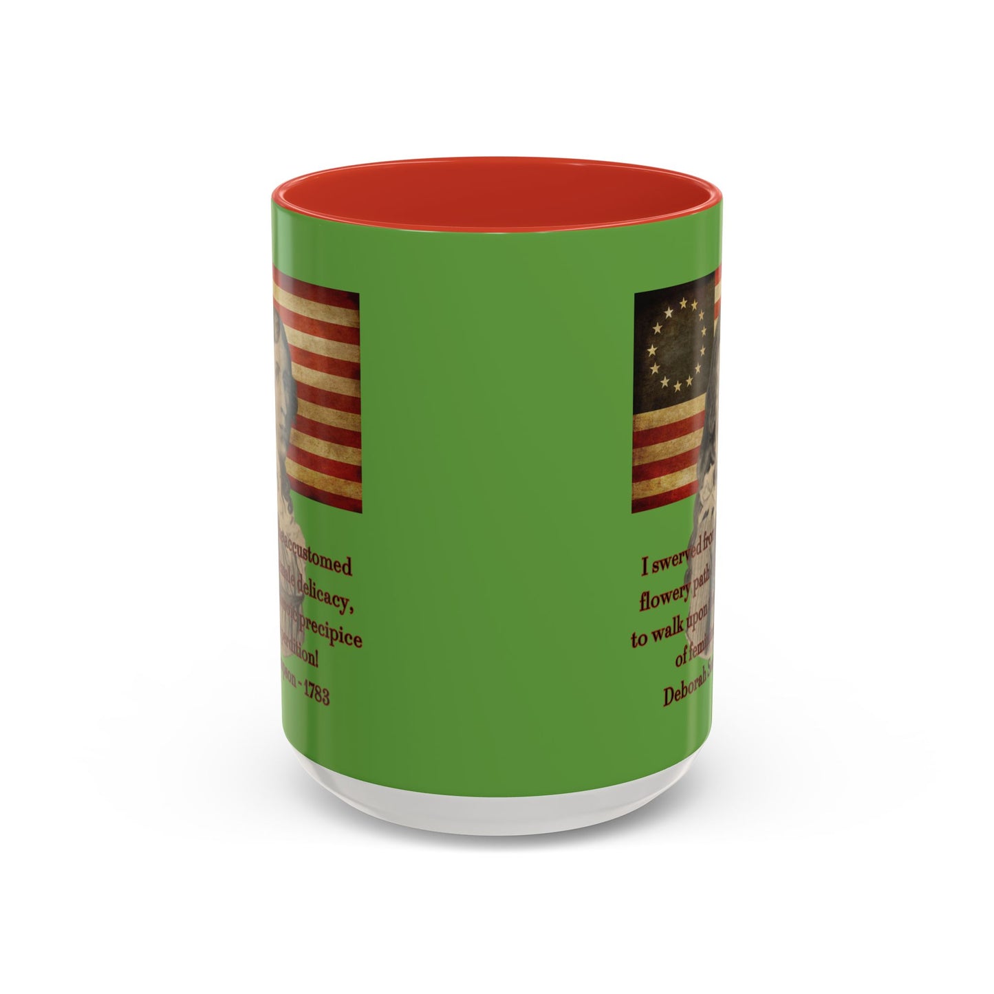 Deborah Sampson, America's Mulan Green Accent Mug by theGreenDragonTavern.shop