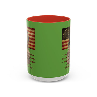 Deborah Sampson, America's Mulan Green Accent Mug by theGreenDragonTavern.shop