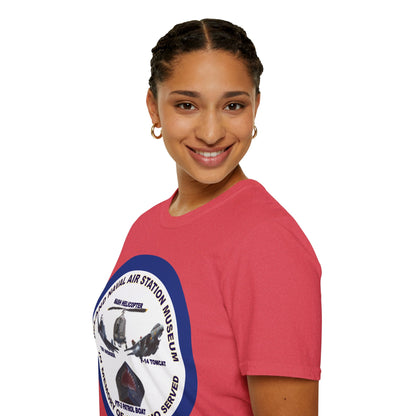 DNASM Student Art Navy Frame Lighter colors Unisex T-Shirt by theGreenDragonTavern.shop