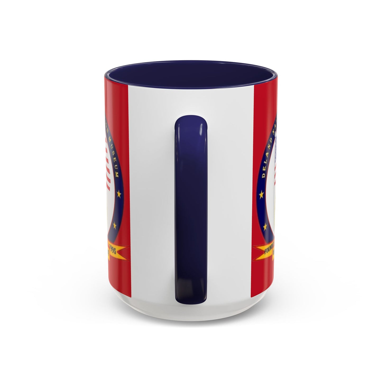 DeLand Naval Air Station Museum Red Accent Mug by theGreenDragonTavern.shop