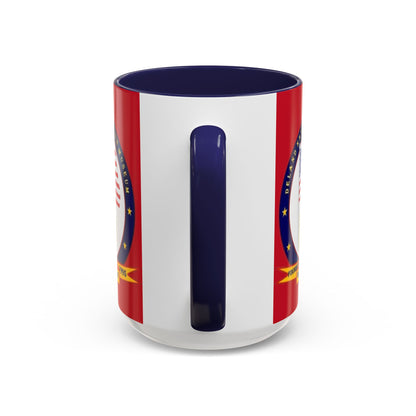 DeLand Naval Air Station Museum Red Accent Mug by theGreenDragonTavern.shop