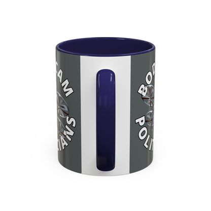 Bodycam the Politicians Drone Grey Accent Mug by theGreenDragonTavern.shop