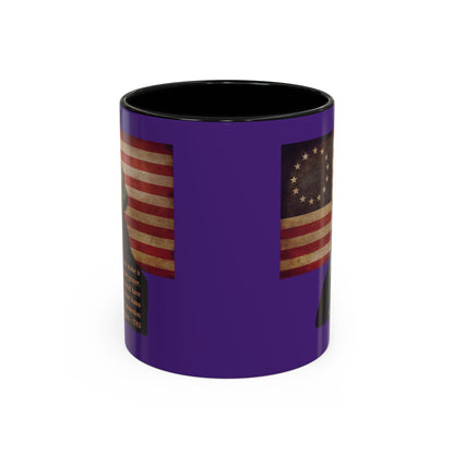 Washington's Earnest Prayer Purple Accent Mug by theGreenDragonTavern.shop