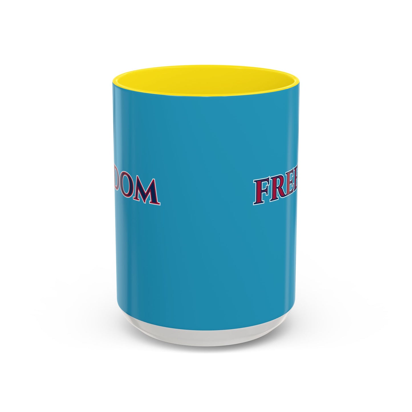 Freedom, Turquoise Accent Mug by theGreenDragonTavern.shop
