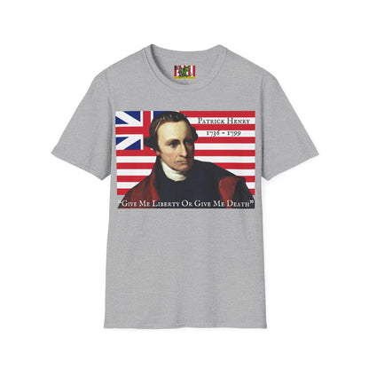 Patrick Henry Light colors Unisex T-Shirt by theGreenDragonTavern.shop
