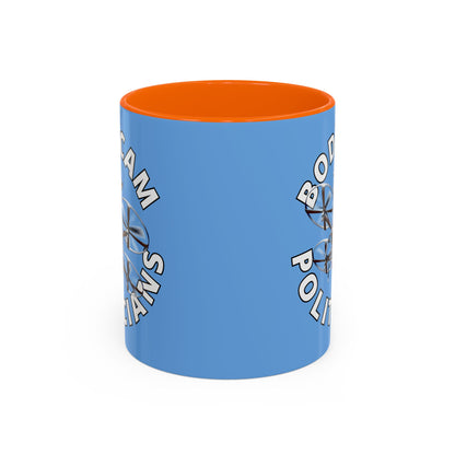 Bodycam the Politicians Drone Light Blue Accent Mug by theGreenDragonTavern.shop