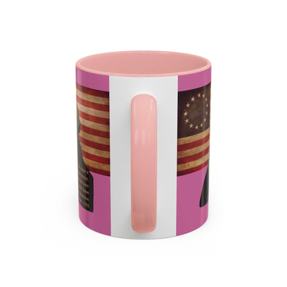 Washington's Earnest Prayer Pink Accent Mug by theGreenDragonTavern.shop