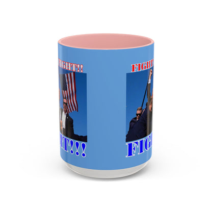 FIGHT! FIGHT!! FIGHT!!! Accent Mug by theGreenDragonTavern.shop