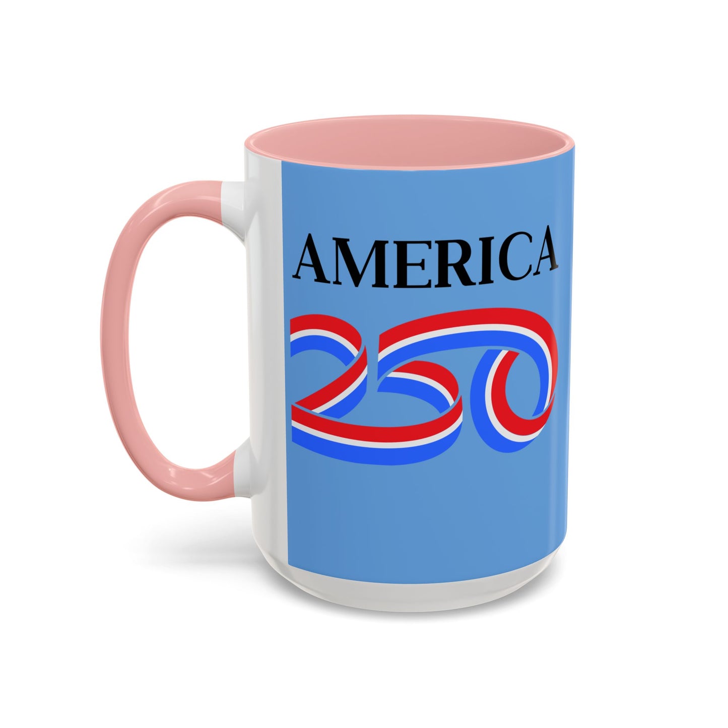 America 250 Light Blue Accent Mug by theGreenDragonTavern.shop