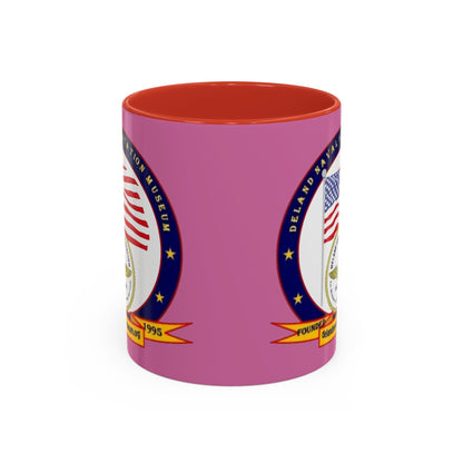 DeLand Naval Air Station Museum Pink Accent Mug by theGreenDragonTavern.shop