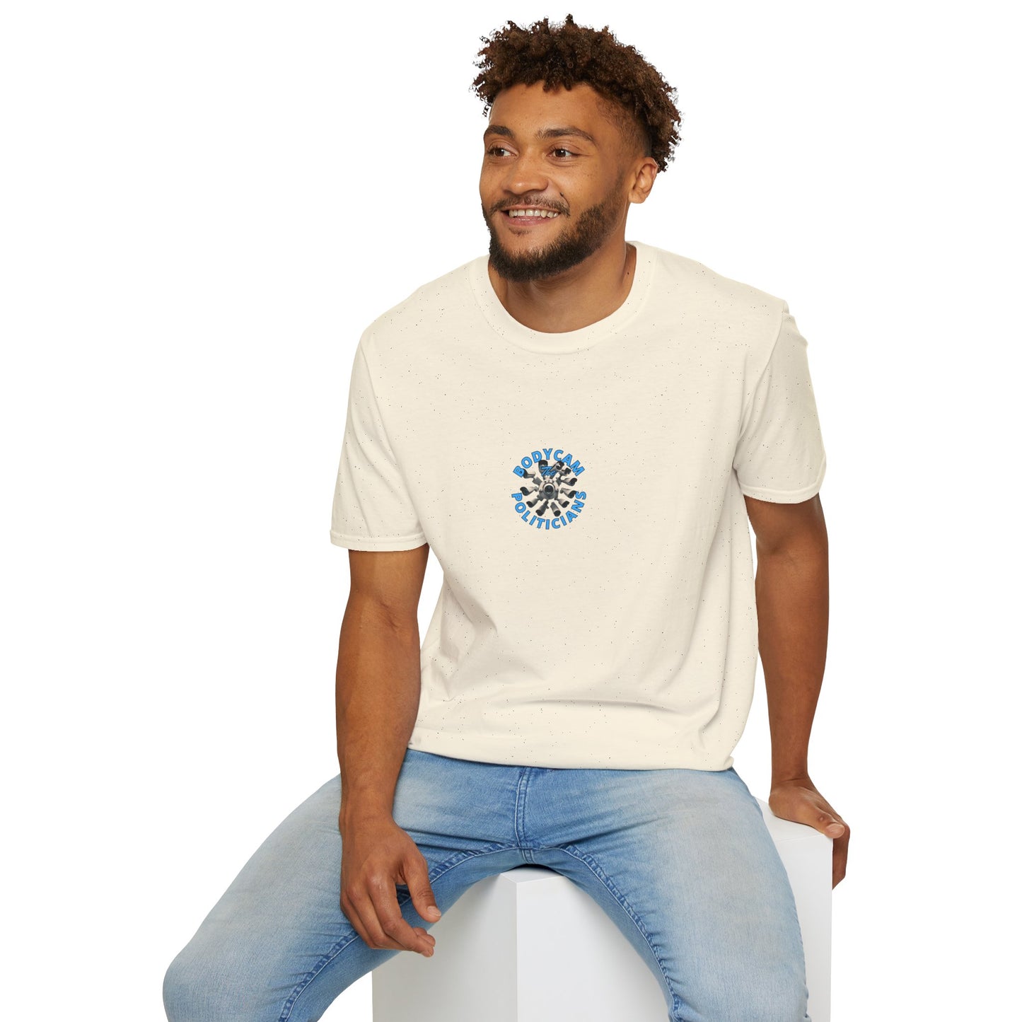 2-sided, Bodycam the Politicians Cameras Light colors Unisex T-Shirt by theGreenDragonTavern.shop