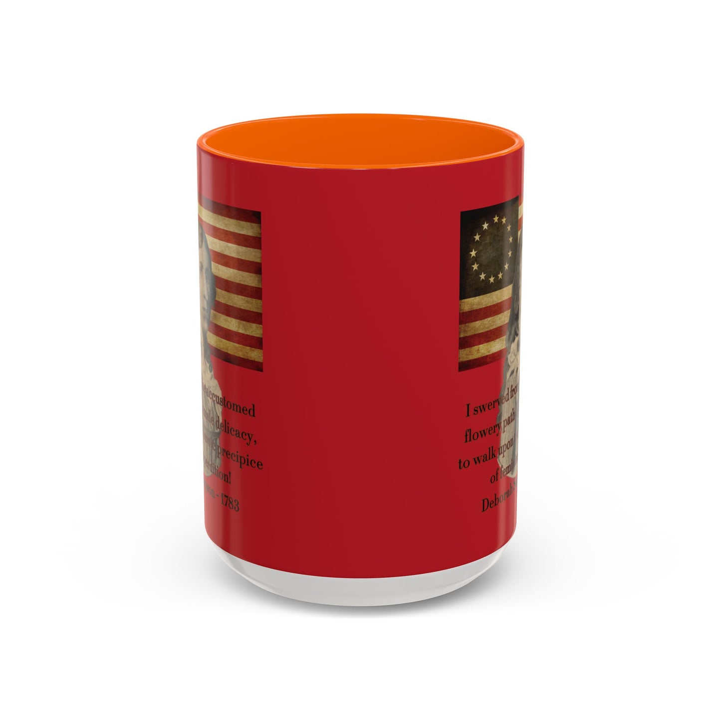 Deborah Sampson, America's Mulan Red Accent Mug by theGreenDragonTavern.shop