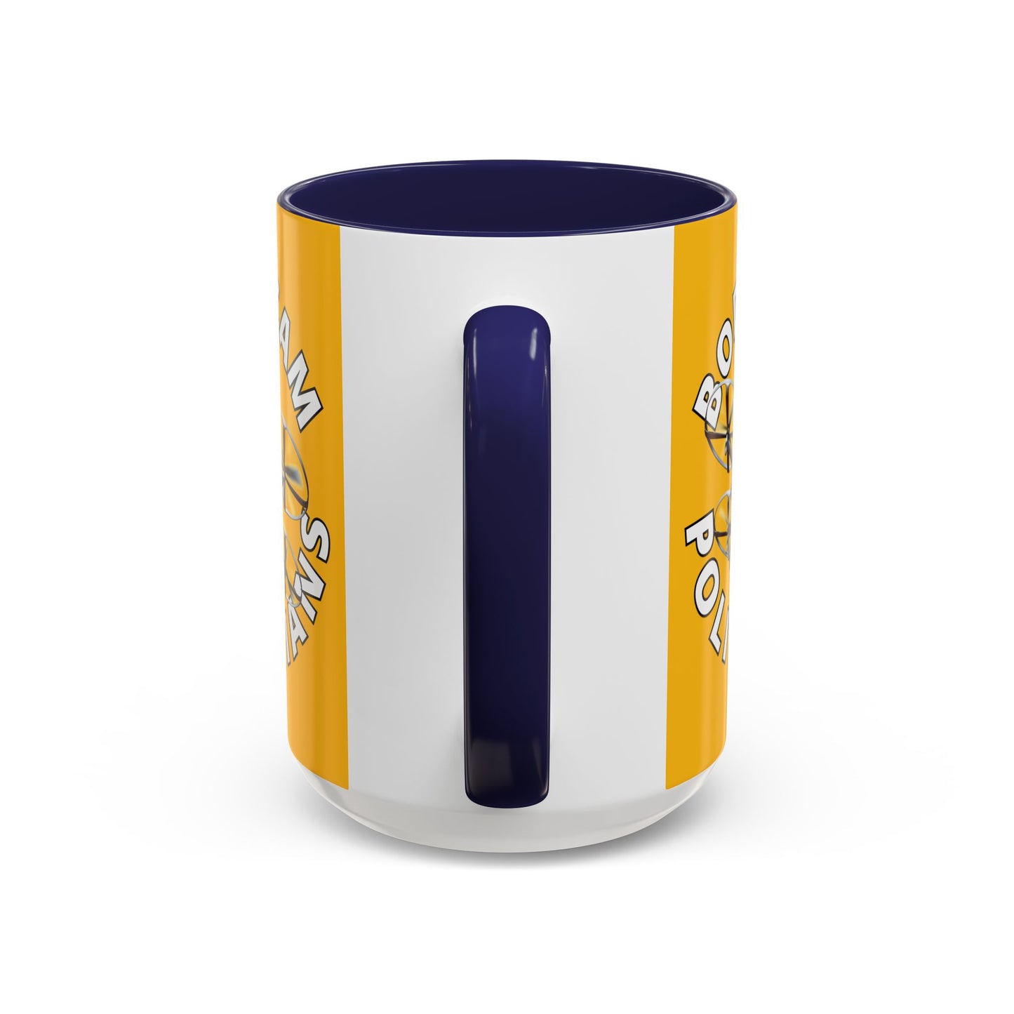 Bodycam the Politicians Drone Yellow Accent Mug by theGreenDragonTavern.shop