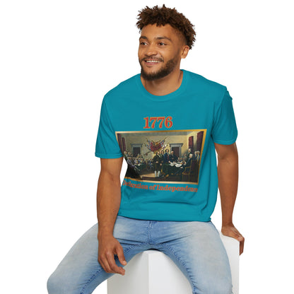 Declaration of Independence Dark colors Unisex T-Shirt by theGreenDragonTavern.shop