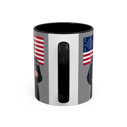 "Traitors and Patriots" Ulysses Grant Grey Accent Mug by theGreenDragonTavern.shop