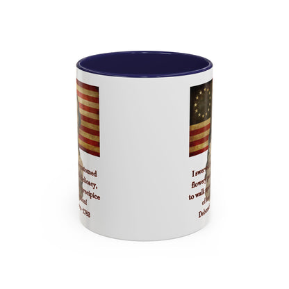 Deborah Sampson, America's Mulan White Accent Mug by theGreenDragonTavern.shop