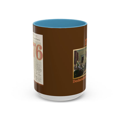 Declaration of Independence Brown Accent Mug by theGreenDragonTavern.shop