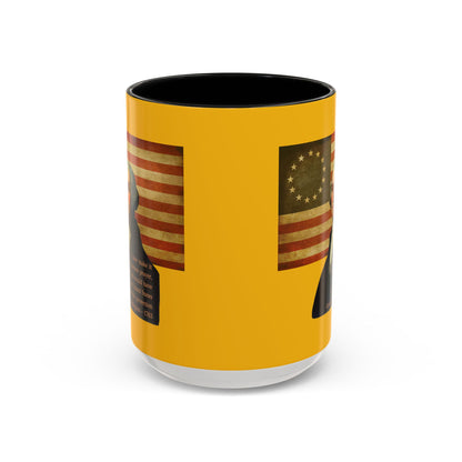 Washington's Earnest Prayer Yellow Accent Mug by theGreenDragonTavern.shop