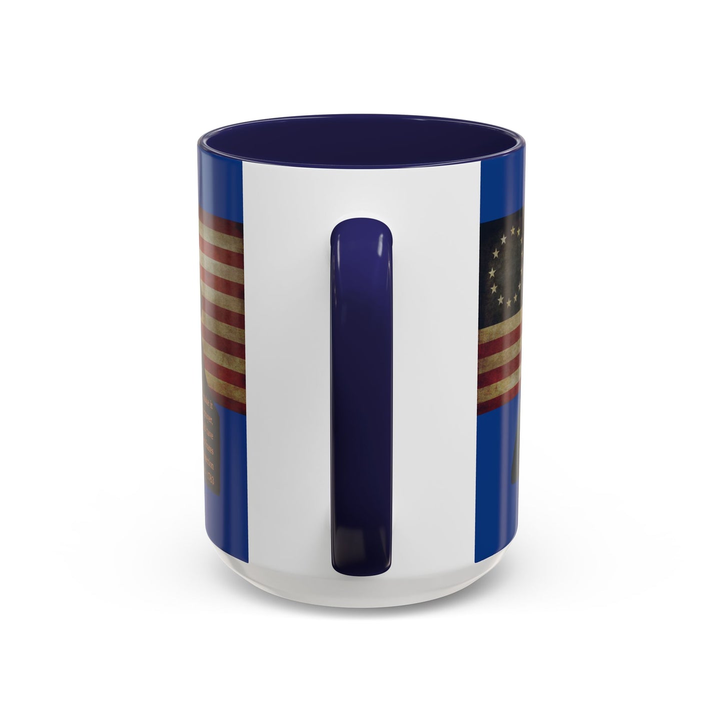 Washington's Earnest Prayer Dark Blue Accent Mug by theGreenDragonTavern.shop