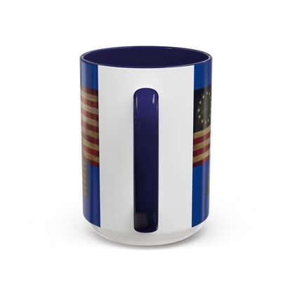 Washington's Earnest Prayer Dark Blue Accent Mug by theGreenDragonTavern.shop