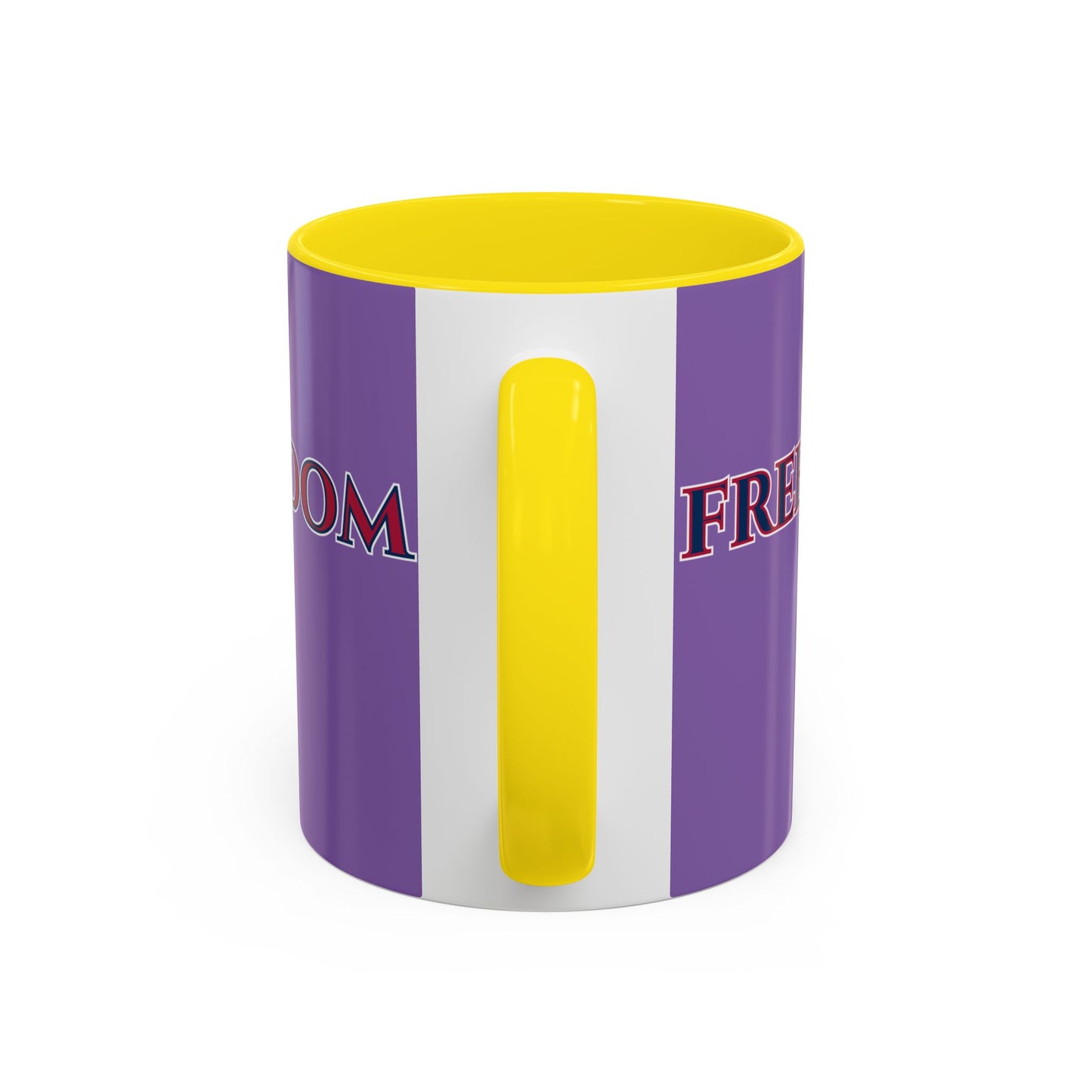 Freedom, Light Purple Accent Mug by theGreenDragonTavern.shop