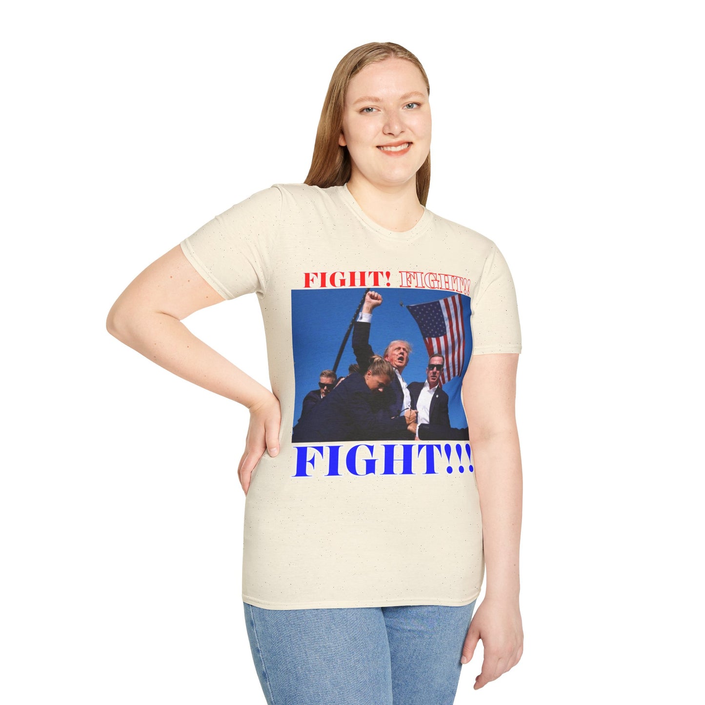 FIGHT! FIGHT!! FIGHT!!! Light colors Unisex T-Shirt by theGreenDragonTavern.shop