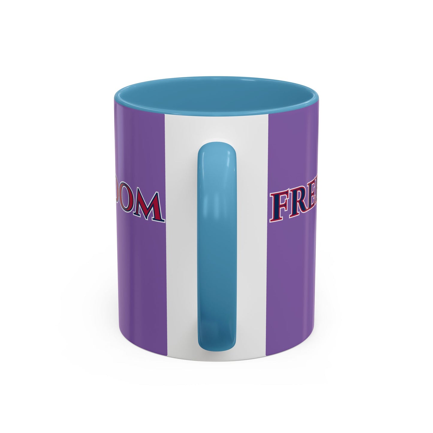 Freedom, Light Purple Accent Mug by theGreenDragonTavern.shop