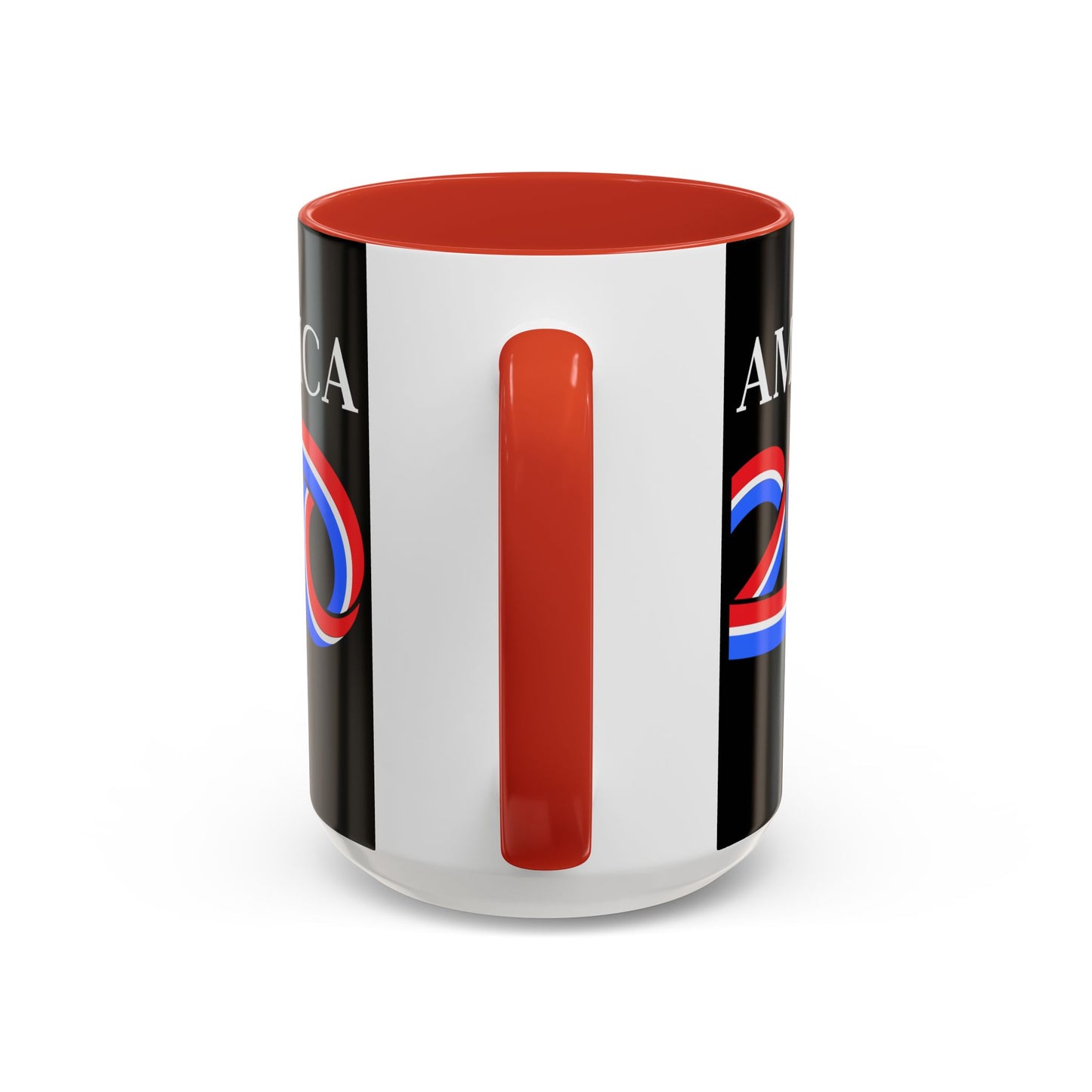 America 250 Black Accent Mug by theGreenDragonTavern.shop